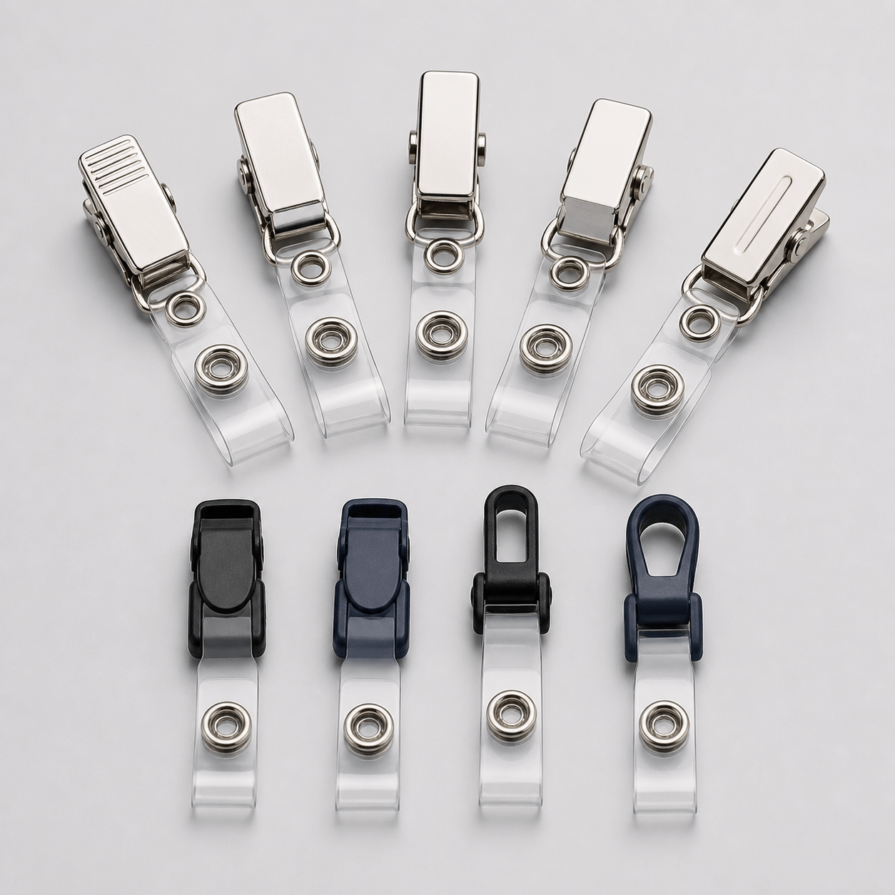 ID Badge Accessories, Lanyards, Reels & Holders | ID Card Solutions - strap-clips